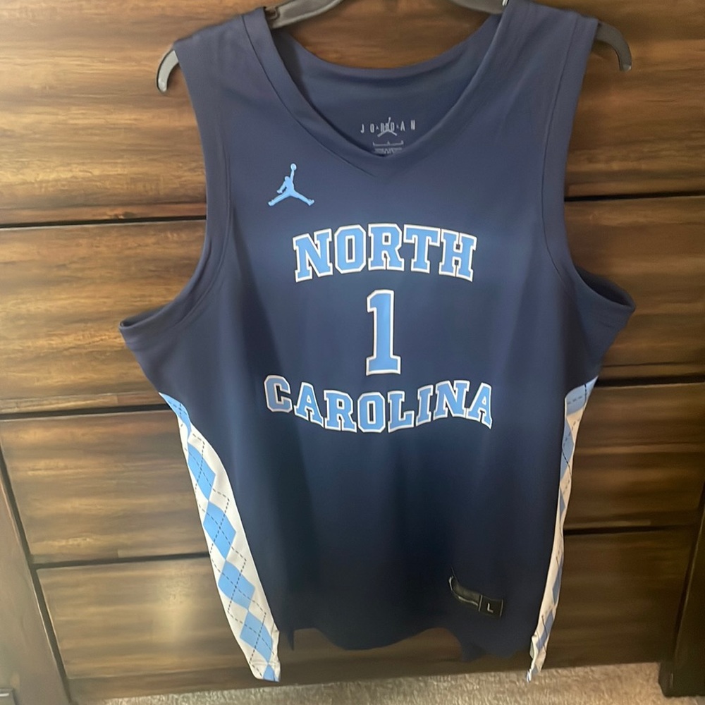 Mens Nike UNC MBB Navy/Alternate Jersey